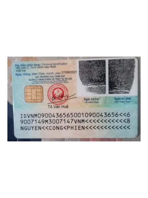 ID Document (Back)